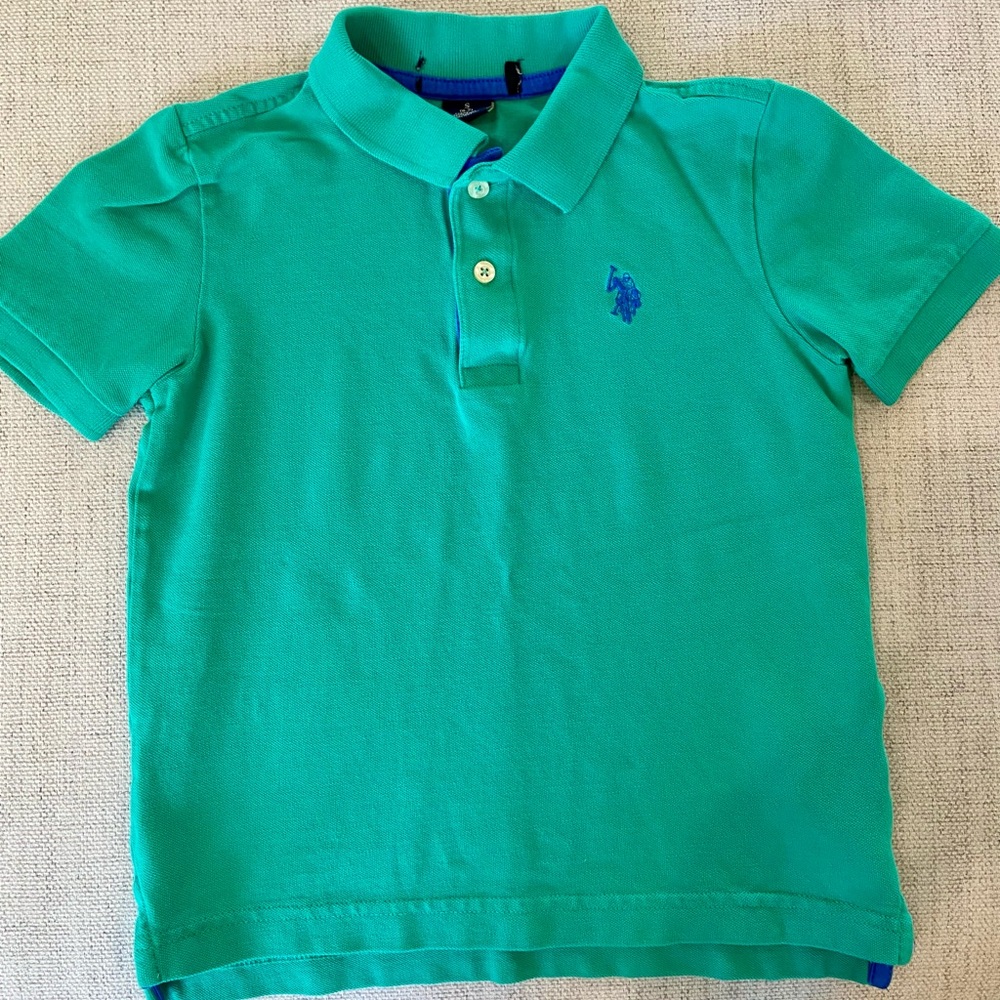 U.S. Polo Assn. Teal Kids Polo Shirt